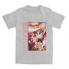 Humorous Hazbins Hotels Lucifer Kawaii T-Shirts Men Crew Neck 100% Cotton T Shirts Short Sleeve Tees Unique Tops