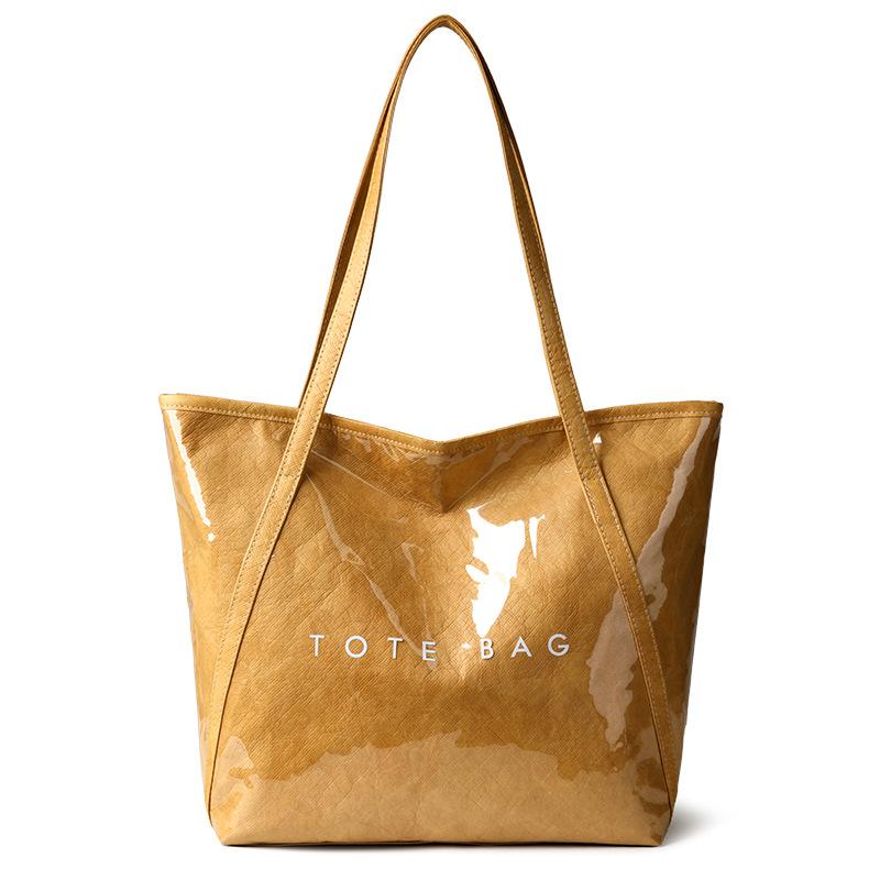 

Модная ретро повседневная сумка женская с алфавитом новая большая вместимость модная простая сумка-тоут 29*12*30 коричневый