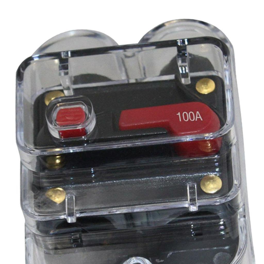 Car Auto Audio Radio In Line Circuit Breaker Fuse For DC 12V 300A