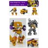 Jinjiang New Transformation Toys Boy Anime Devastator Movie Action Figure Model Car Robot Engineering Vehicle Kids Gift 6 in 1 Poseable Articulated