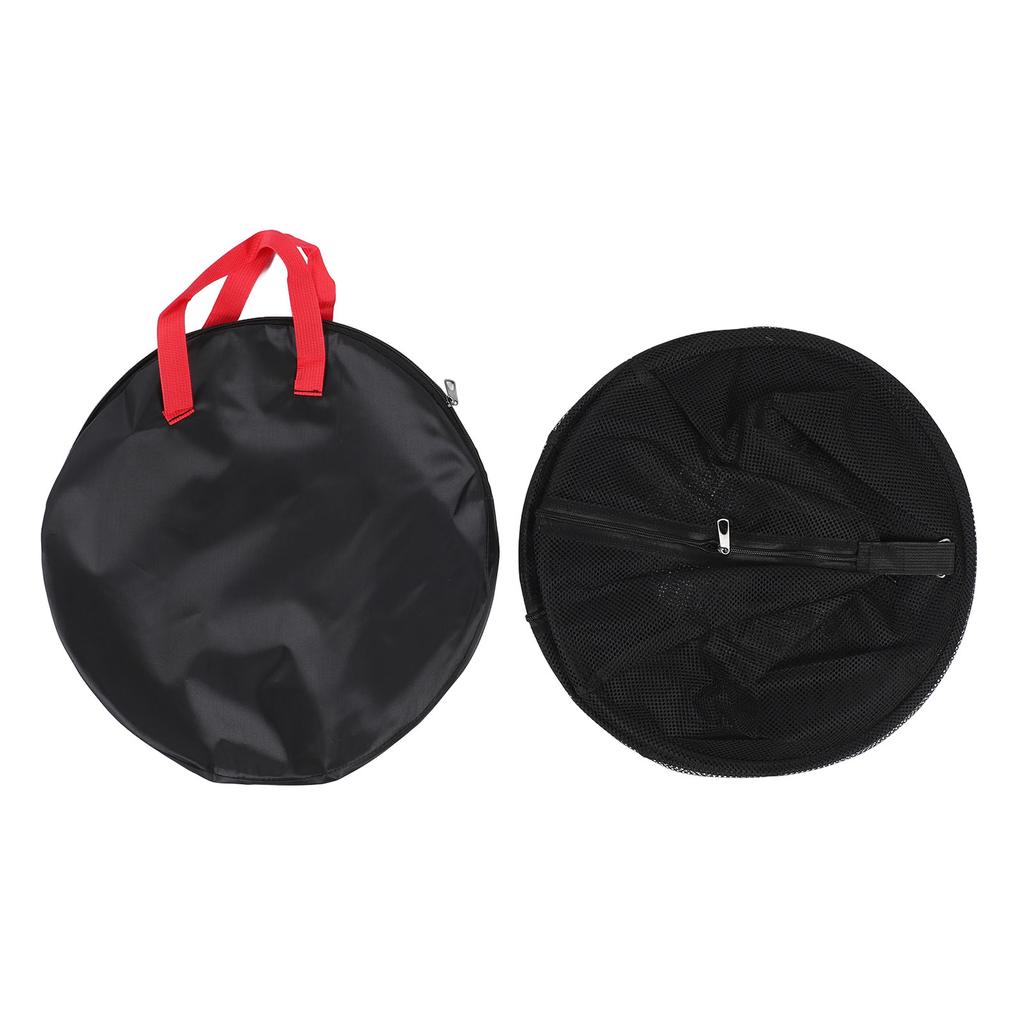 Drying Rack 3 Layers Folding Fish Mesh Foldable Hanging Drying Fish Net for Fish Fruit Vegetables with Zipper Opening