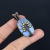 Kyanite 999 Copper Wire Wrapped Pendant, Handmade Gemstone Pendant Jewelry, Gifts For Wife Brand New Pendant