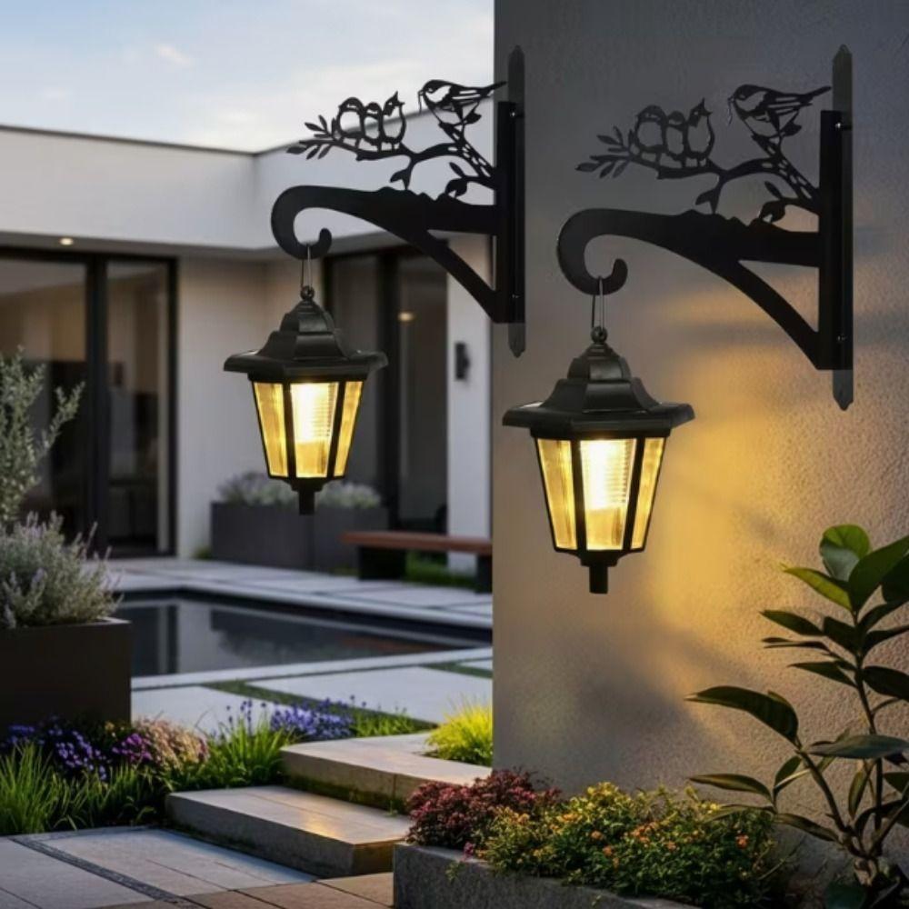 Wrought Iron Animal Shape Hanging Bracket Wall Mount Hanging Holder Balcony