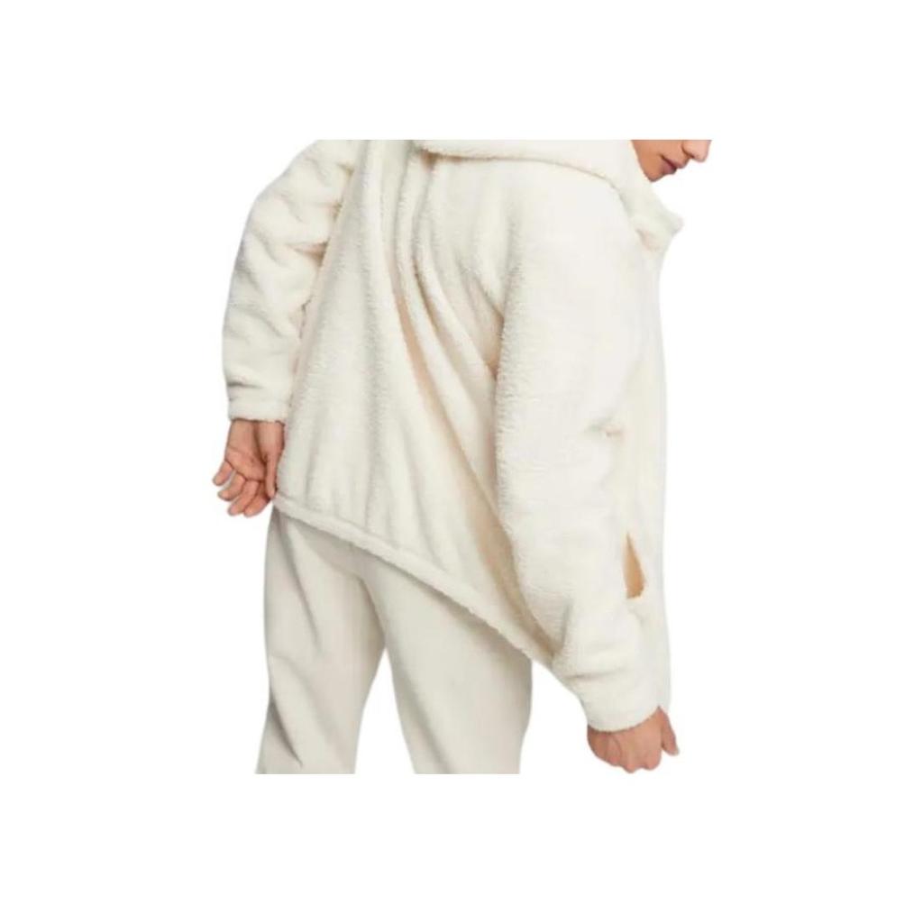 Puma Jednobarevná k pokožce šetrná teplá všestranná fleecová bunda Unisex svrchní oděv Bílá 679663-87