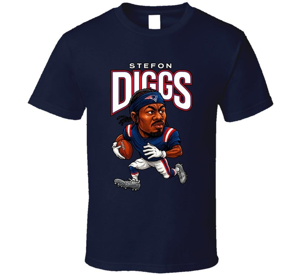Stefon Diggs Football Caricature Fan T Shirt