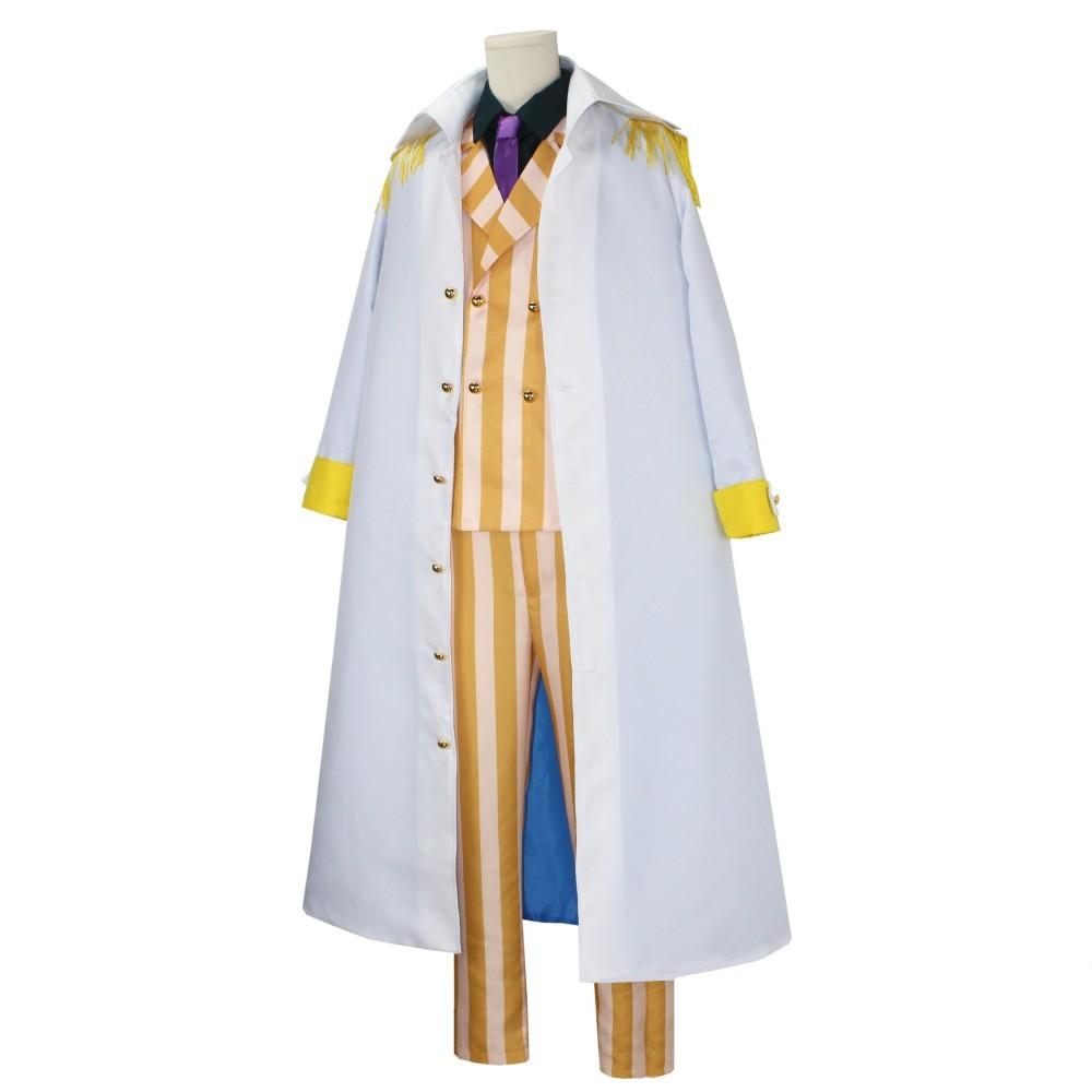 Anime Borsalino Cosplay Kostüm Admiral Kizaru Umhang und Uniform Anzug Halloween Marine General Performance Kostüme