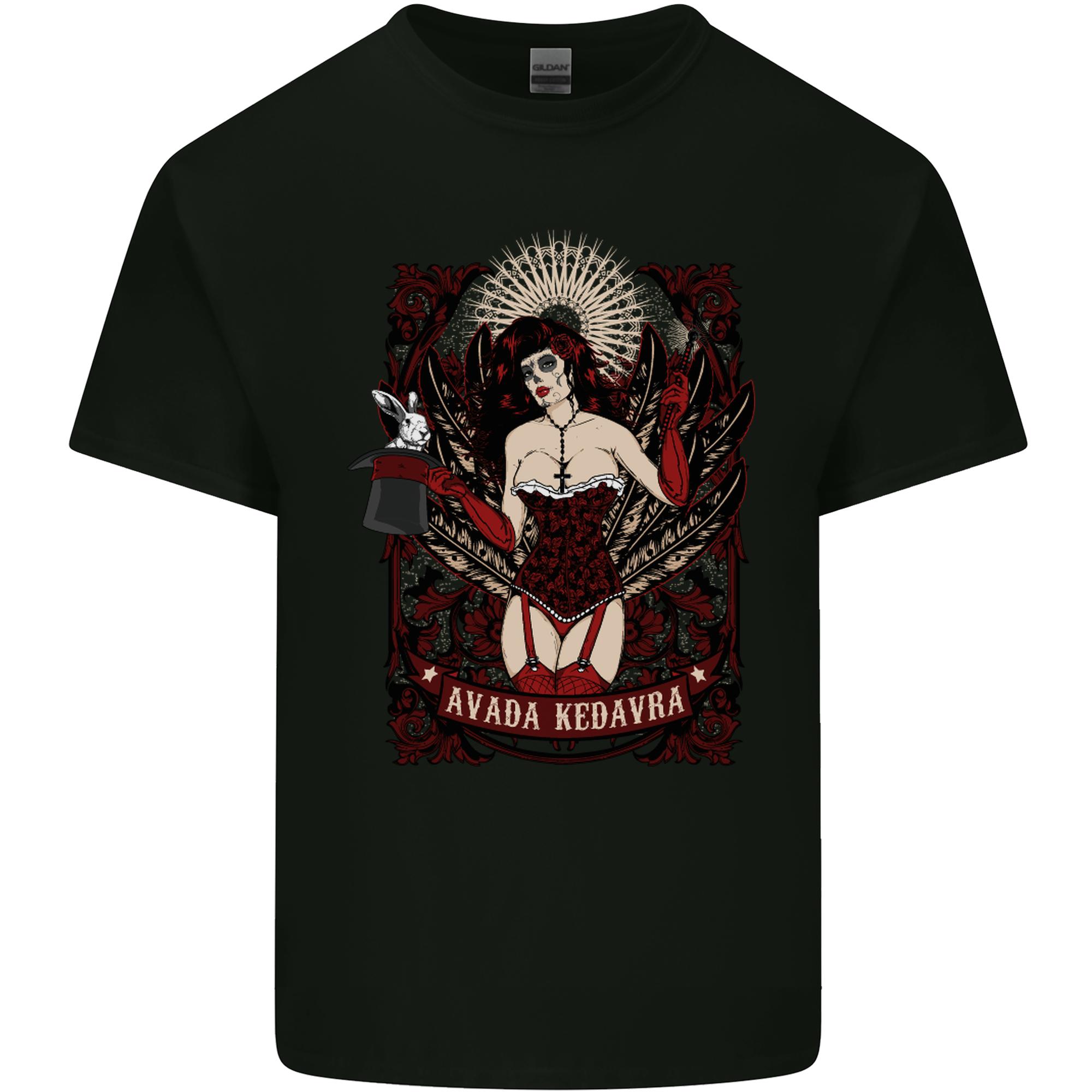 Avada Kedavra Day of the Dead DOTD Unisexs Light Cotton TShirt S