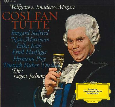 LP Record BERLINER PHILHARMONIKER, EUGEN JOCH - Mozart Cosi Fan Tutte MG2152 DEUTSCHE GRAMMO Japan Classical Used