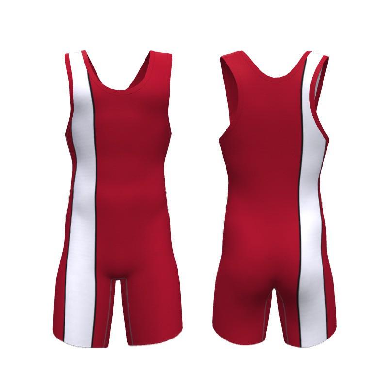 Canottiera da Lotta Libera con Stampa a Trasferimento Termico Uomo Donna Spandex Lycra Tuta Atletica a Compressione