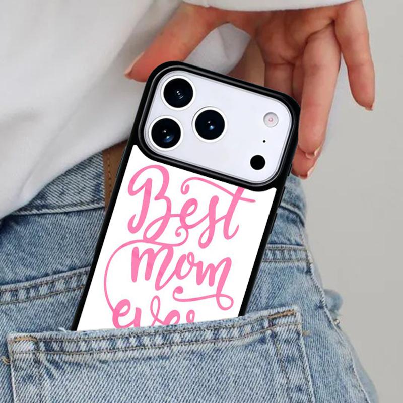 Best Mom Never Phone Case for iPhone 16e 15 14 13 12 17 Pro Max Plus Air 17pro Cover Coque