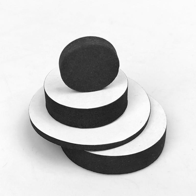 Adhesive-Backed Round Cushion Grip Set, Dense 40 Count for Speaker Feet, Quiet Contact, Scratch Guard and Home Care