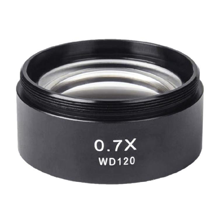 

Microscope Auxiliary Objective Lens WD120 0.7X Microscope Accessories Replace 1