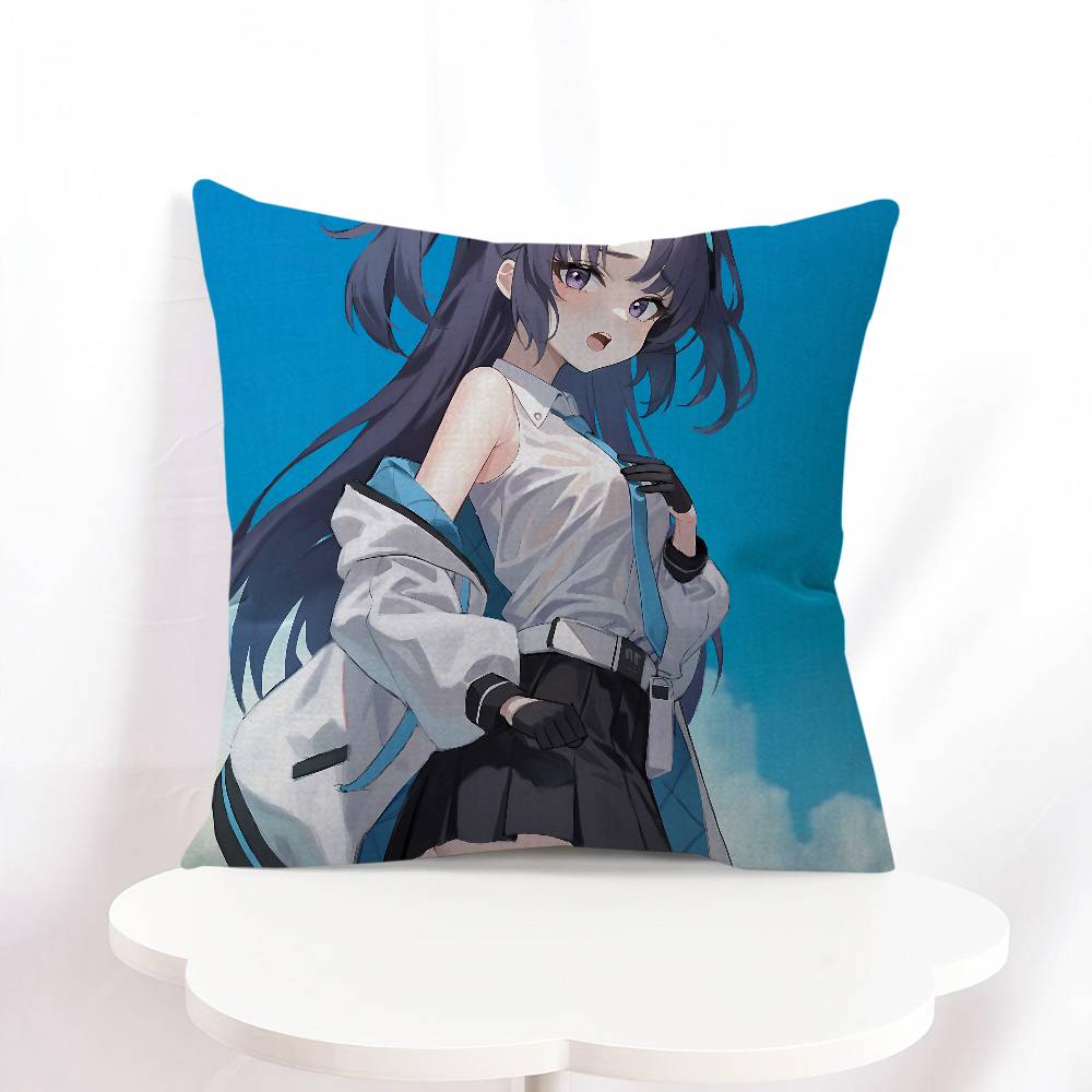 

New Blue Archive Anime Pillow Case Pillowcase Ultra Soft Skin Friendly Fabric Cloud Like Comfort 16x16Inch