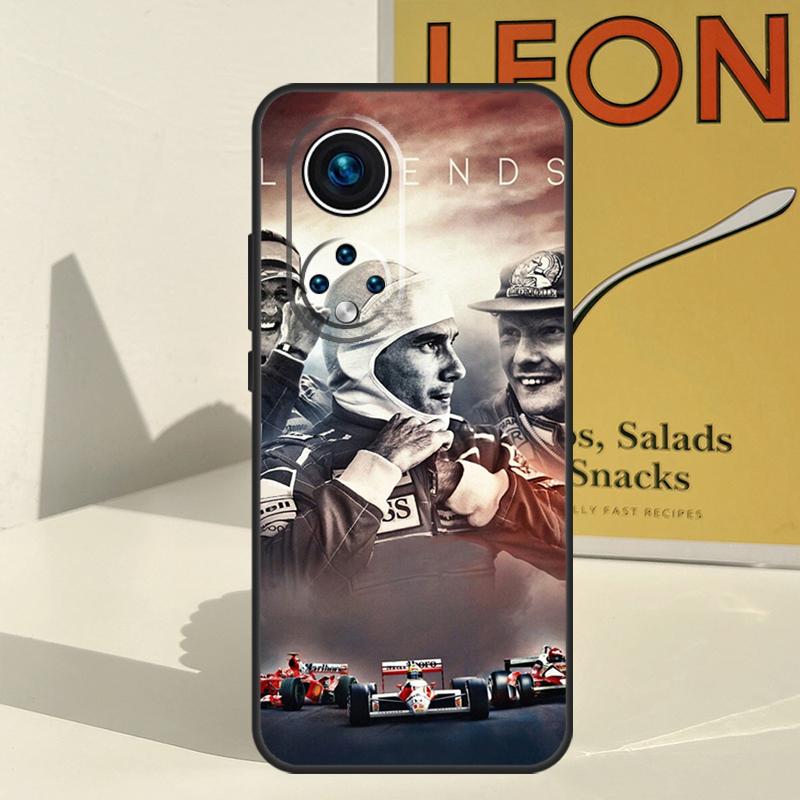 Ayrton Senna F1 Case For Huawei P30 P20 P60 P40 Lite Nova 9 5T P Smart Honor Magic 5 Pro 50 70 X8 X9a Cover