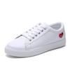2025 spring, summer, autumn and winter women's board shoes love student shoes small white  low-top strap shoes