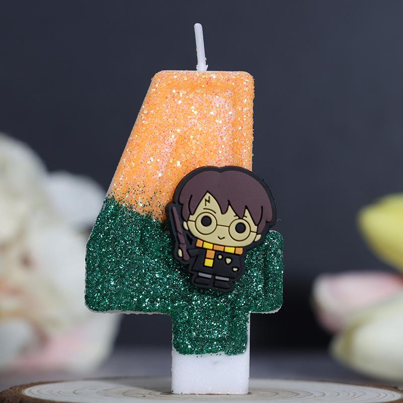 Digital Candle Birthday Little Celebration Cake Topper Decoration