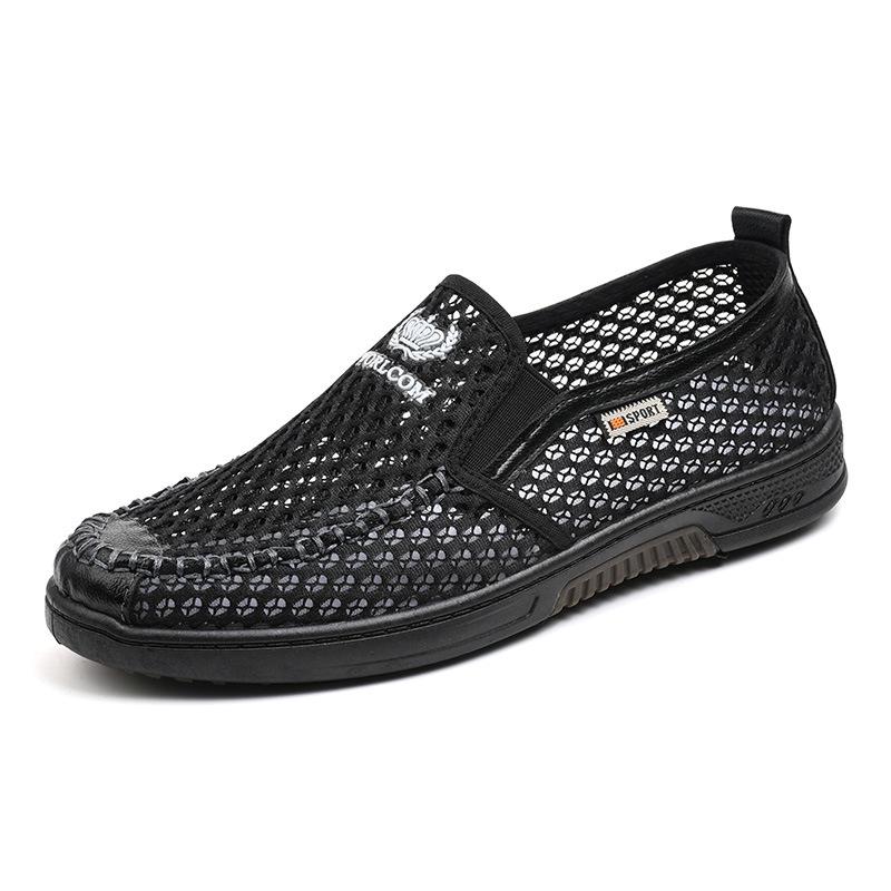 Summer Sale: Ultra-Light Breathable Wide-Toe Men s Mesh Driving Sandals Size 38