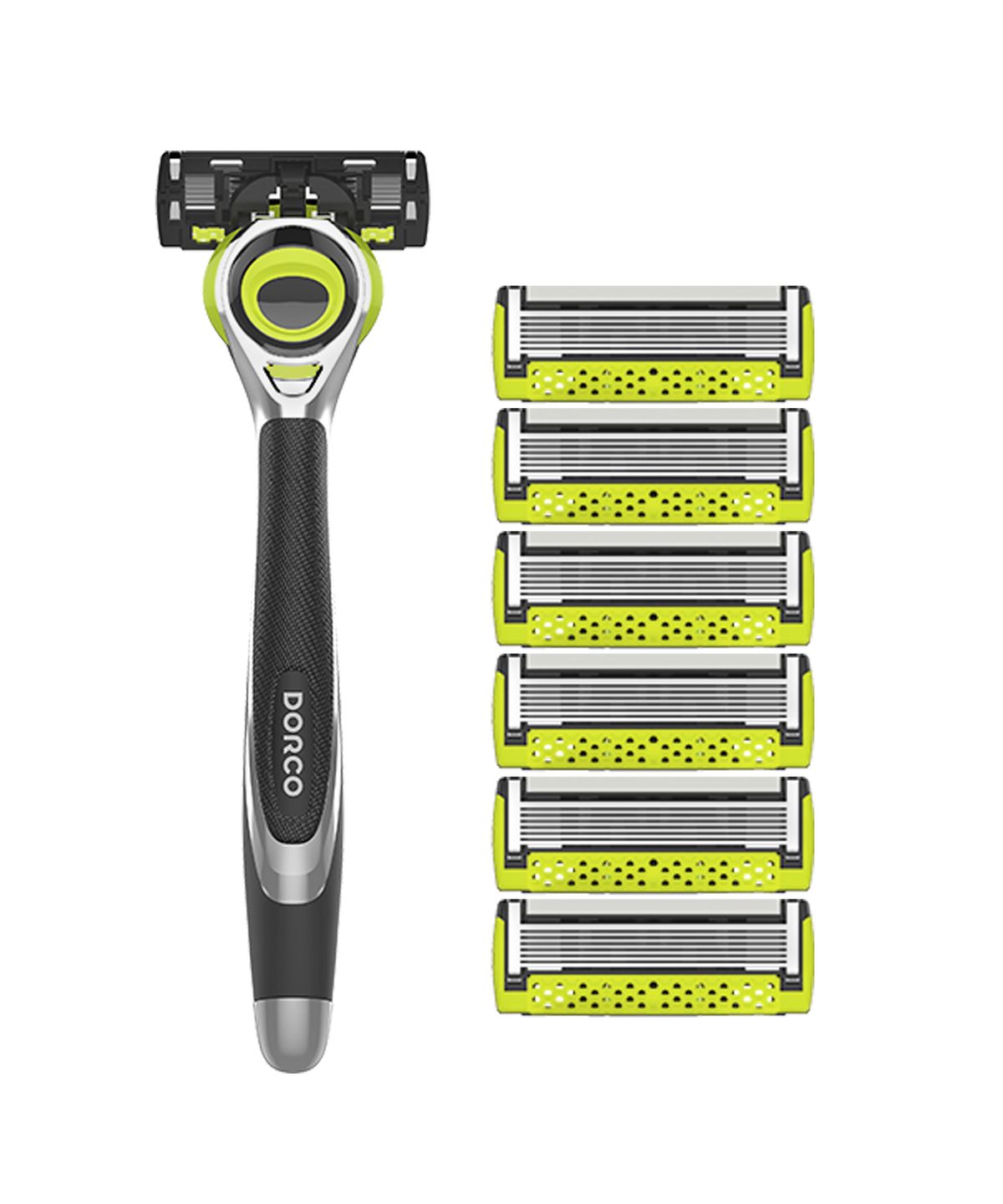 Face 3D Motion Skin-Close 7-Blade Razor Set (1 Handle + 7 Blades Total)