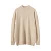 Double-Ply Thickened Men'S 100 Pure Wool Knit Base Half High Neck Twisted Autumn/Winter Plus-Size Cashmere Sweater