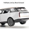 Scale 1:24 Land Rover Range Rover Car Model Toy Alloy Diecast Shock Absorption Sound Light Off-road Vehicles Models Boys Gifts