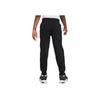 Nike Kids Logo Print Running Fitness Training Comfortable Breathable Casual Knitted Sports Pants Kids Bottoms Black FD3019-010