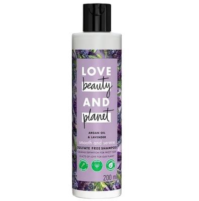 Love Beauty & Planet Argan Oil and Lavender Sulfate Free Smooth and Serene Shampoo 200ml