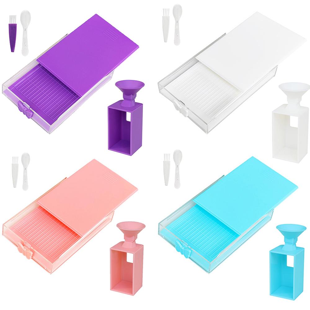 Zestawy tacek na narzędzia do malowania diamentami Pudełko na wiertła Lejek Dysk do wiercenia Dysk dzielący Mozaika Haft krzyżykowy Przechowywanie