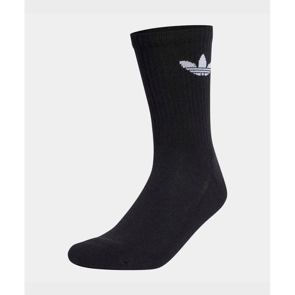 adidas Trefoil Crew Sock Cushion 1 Pair - Black KE1341 183706 L