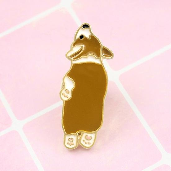 Cartoon Dog Paw Enamel Brooch Pin Denim Jacket Backpack Badge Jewelry Decor