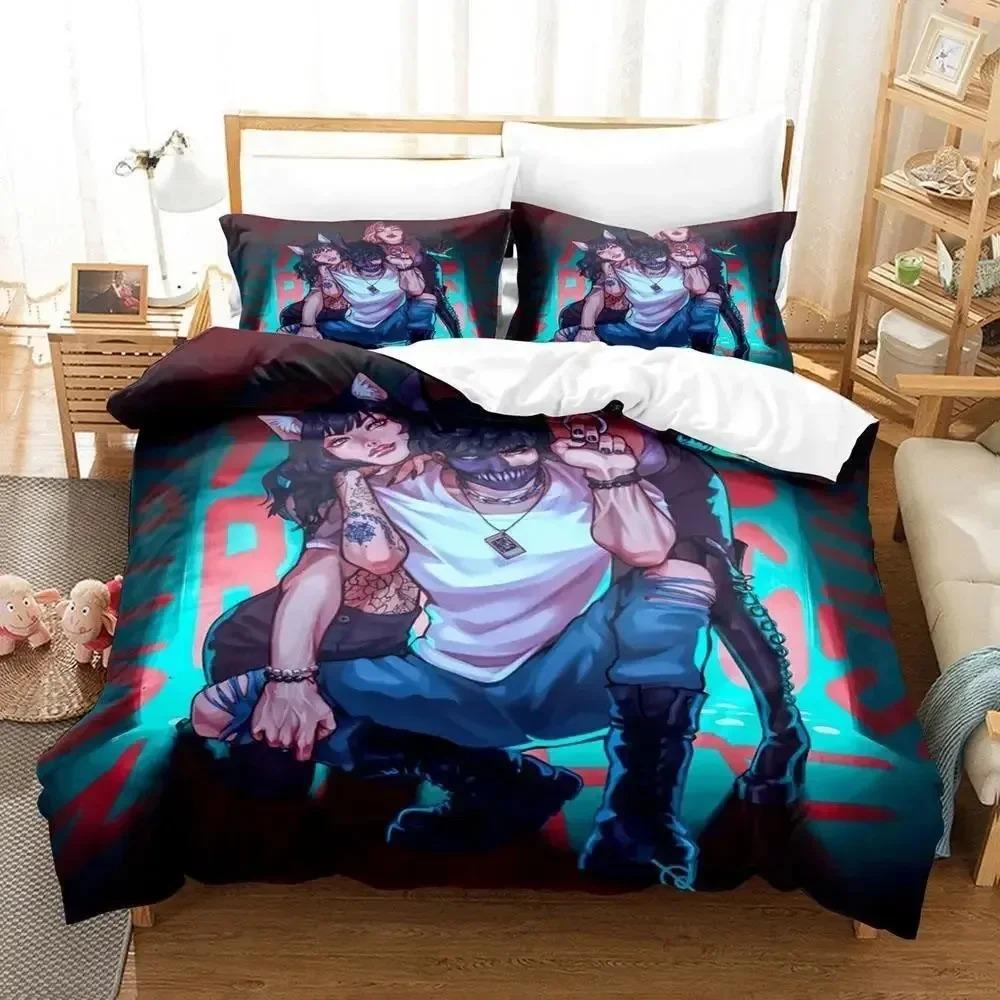 Comforter Corpse Husband Bedding Set 3D Printed Suitable For Bedroom Kids Home Textile