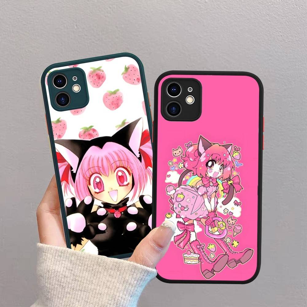 Tokyo Mew Mew Anime Phone Case For IPhone 16e 16 15 14 13 12 11 Pro Max X XS Max Plus Matte Clear