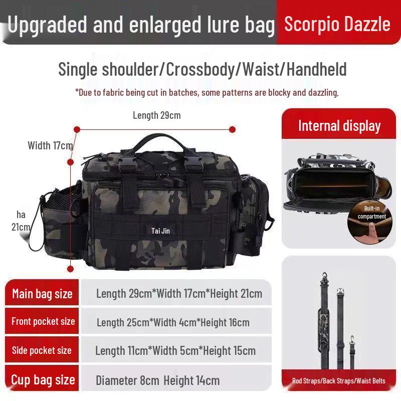 Multi-functional Waterproof Fishing Gear Storage Waist Pack