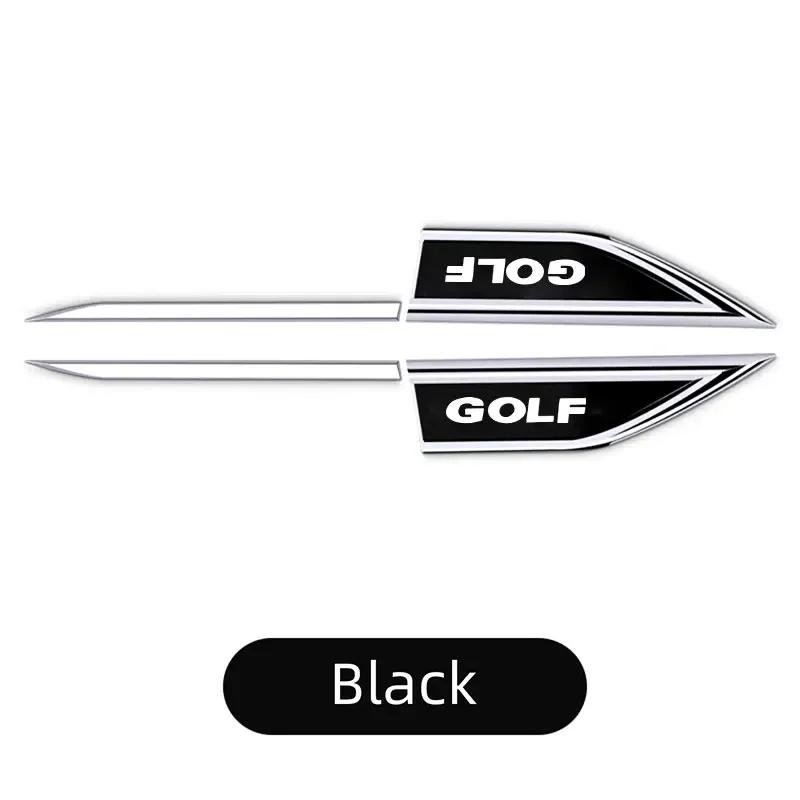 

2026 Горячая наклейка 2 шт. Боковое крыло автомобиля Нож Защитные наклейки Эмблема Значок Наклейки Отделка Стайлинг Для VW Volkswagen Golf MK4 MK5 розы красного