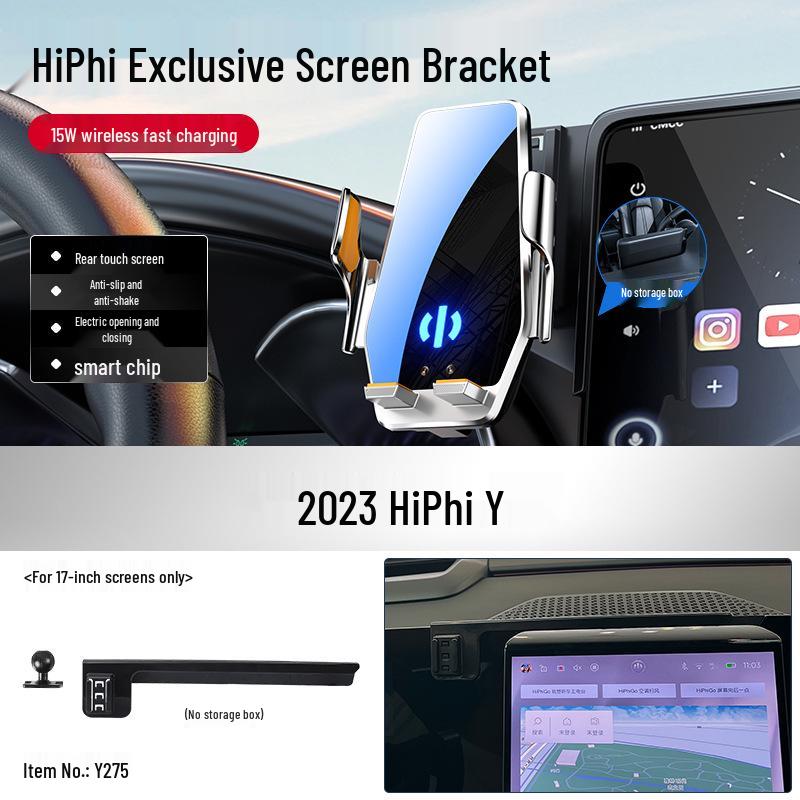 

HiPhi Y/Z Car Phone Holder: Premium Navigation Support Bracket for Interior Enhancement, 23 Models Available.