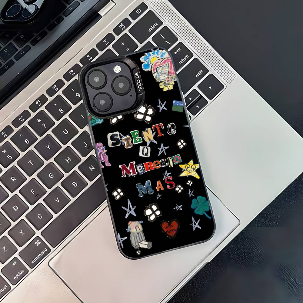 

Latin Mafia Music Group Phone Case For iPhone 17,16,15,14,13,12,11,Pro,XS,Max,Plus,Mini,SE4,E Black Matte Shockproof Cover iPhone13
