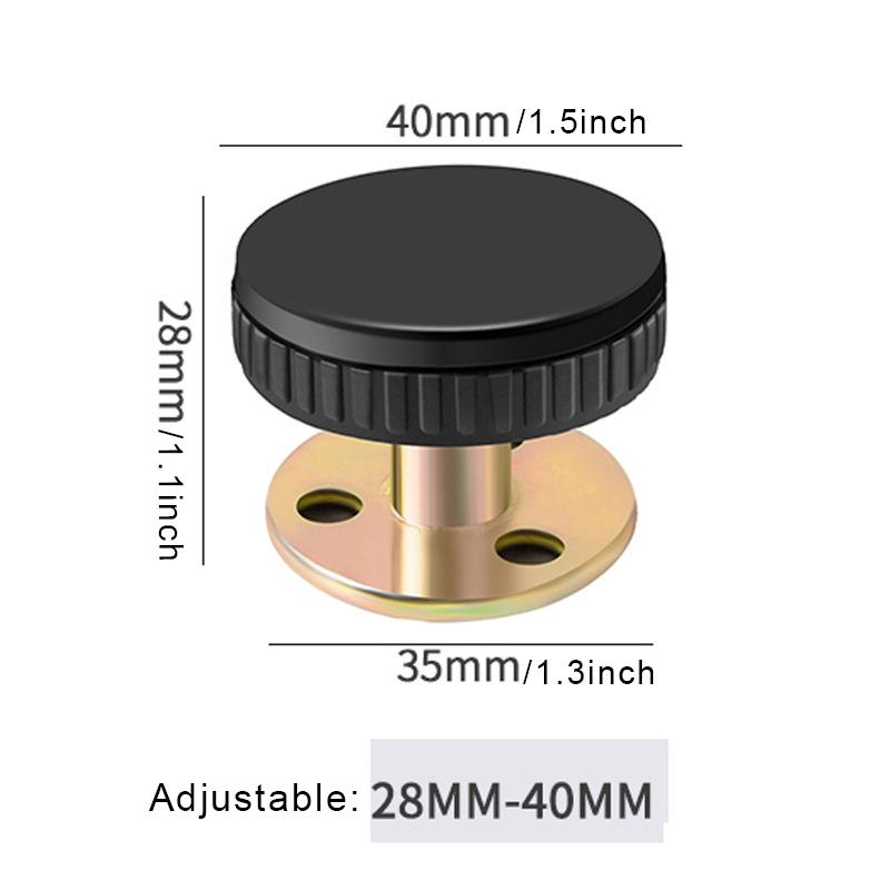 Furniture Fixed Bracket Adjustable Metal Wall Bed Stabilizer Self-adhesive Door Stopper Anti-shake Hardware