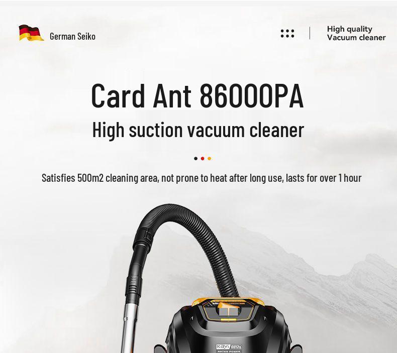 High-Power Household Vacuum Cleaner: Strong Suction for Car, Floor, Carpet, and Grout Cleaning