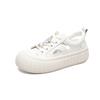 Baotou Sandals Women's New Summer Thick-soled Heightening Leather Hollowed-out Breathable Versatile Casual Empty White Shoes