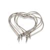 20pcs Stainless Steel Star Love Heart Earrings Pendants Wire Loop Hoops Gold Dangle Drop Earring DIY Jewelry Making Accessories