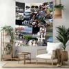 Juventus Wall Decor Tapestry Art For Pet Memorial Birthdaywedding Party Backdrop Family Gift