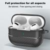 KEYSION Shockproof Case for AirPods Pro 3 Carbon Fiber Texture Soft TPU Silicone Bluetooth Earphone Cover for AirPods Pro 3 2025