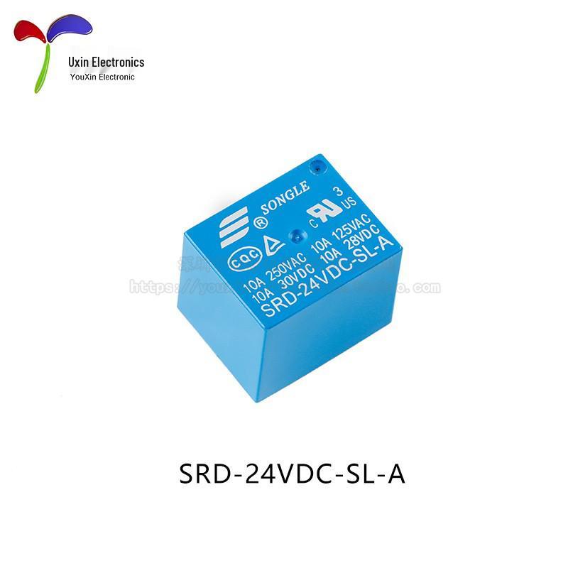 

Реле Songle серії SRD (3В, 5В, 9В, 12В, 24В, 48В) - 4/5 контактів