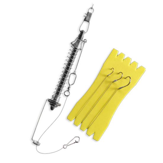 Automatic Fishing Hook High Elasticity Full Speed Stainless Steel Spring Fishhook Outdoor Fishing Bait Catch Hook Fishing Gear