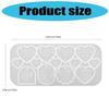 Practical Silicone Valentines Heart Pendant Mould Accessory for Crafting Personalize Styles Gifts Home or Studio