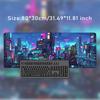 Mouse Pad Neon City Gaming XL Custom New Computer Mousepad XXL Mouse Mat Carpet Natural Rubber Non-Slip Soft Desktop Mouse Pad
