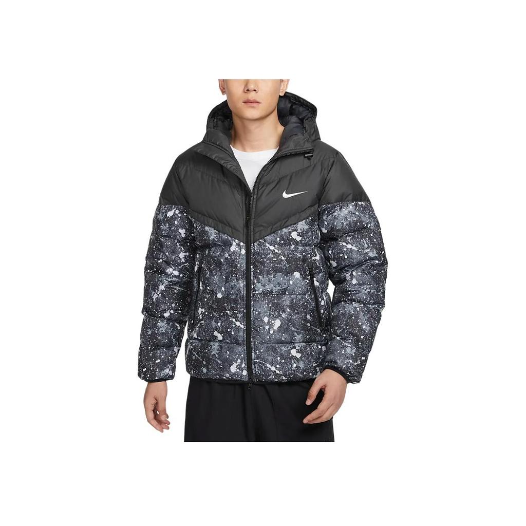 Nike Storm-FIT Windrunner Fashion Comfortable Windproof Water-Repellent Hooded Puffer Jacket Men Jackets Black HQ4184-010
