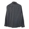 Theory 25Stainless Steel 02-5108001 Gray Wool Irving Check Shirt tops M Grey Black CheckUsed