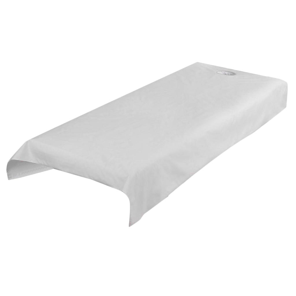 120cmx210cm Beauty Salon Bed Sheet Waterproof Massage Bed Cover Spa Treatment Couch Tablecloth with Face Breath Hole Lightweight