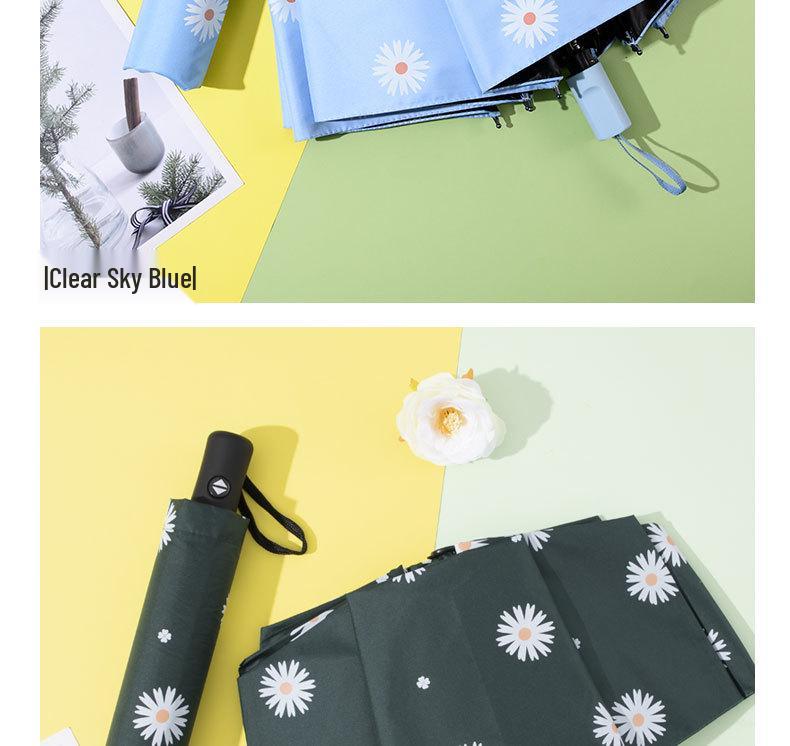 UV Protection Folding Sun Umbrella - Rain or Shine, Creative Sunshade