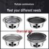 Portable Indoor/Outdoor Smokeless BBQ Grill & Charcoal Stove